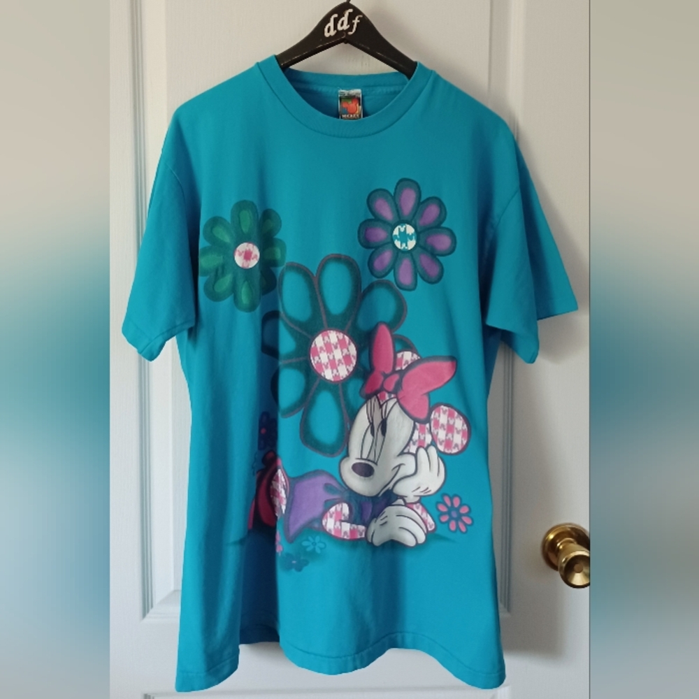 VTG DISNEY MICKEY UNLIMITED JERRY LEIGH MINNIE MOUSE T-SHIRT ONE SIZE FITS ALL